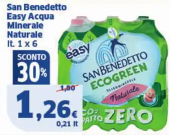 Sigma San Benedetto Easy Acqua Minerale Naturale offerta