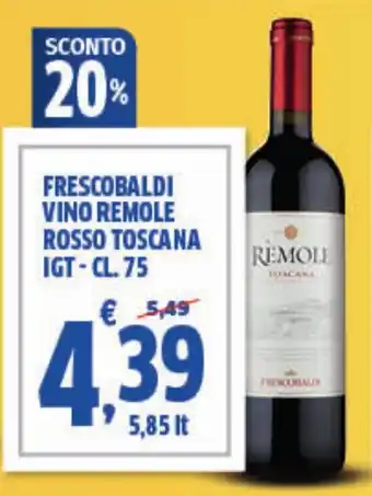 Sigma Frescobaldi vino remole rosso toscana igt offerta