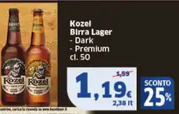 Sigma Kozel Birra Lager - Dark - Premium offerta