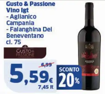 Sigma Gusto & Passione Vino Igt offerta