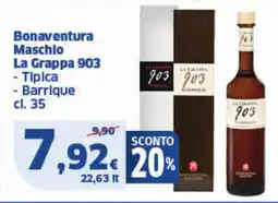 Sigma Bonaventura Maschlo La Grappa 903 offerta