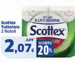 Sigma Scottex Tuttofare 2 Rotoll offerta