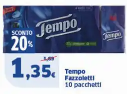 Sigma Tempo Fazzoletti 10 pacchetti offerta