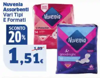 Sigma Nuvenia Assorbenti Vari Tipi E Formati offerta