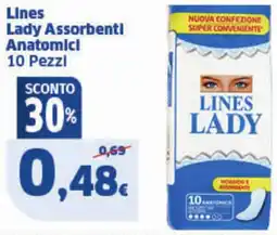 Sigma Lines Lady Assorbenti Anatomicl offerta