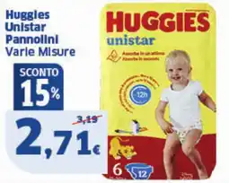 Sigma Huggles Unistar Pannolini Varie Misure offerta