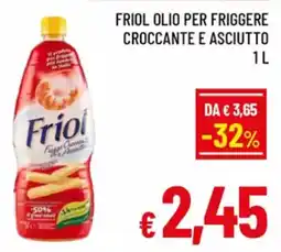 A&O Friol olio per friggere croccante e asciutto offerta