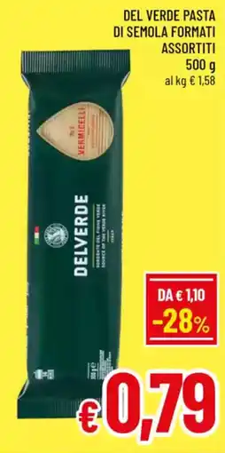 A&O Del verde pasta di semola formati assortiti offerta