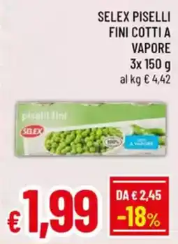 A&O Selex piselli fini cotti a vapore offerta