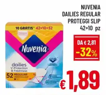 A&O Nuvenia dailies regular proteggi slip offerta