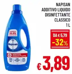 A&O Napisan additivo liquido disinfettante classico offerta