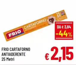 A&O Frio cartaforno antiaderente 25 metri offerta