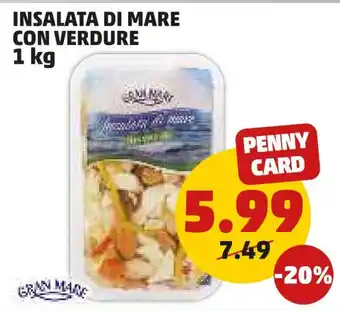 PENNY Gran mare insalata di mare con verdure offerta