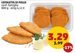 PENNY Cotoletta di pollo offerta