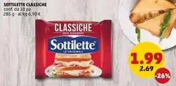 PENNY Sottilette classiche offerta