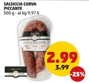 PENNY Salsiccia curva piccante offerta