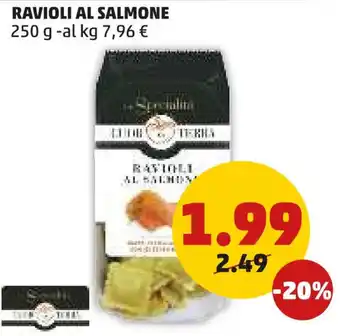 PENNY Ravioli al salmone offerta