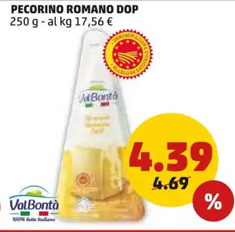 PENNY ValBontà Pecorino romano dop offerta