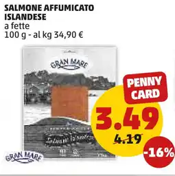 PENNY Salmone affumicato islandese a fette GRAN MARE offerta