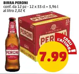 PENNY Birra PERONI offerta