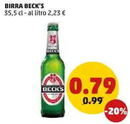 PENNY Birra BECK'S offerta