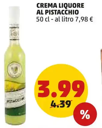 PENNY Crema liquore al pistacchio offerta