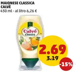 PENNY Maionese classica CALVÈ offerta