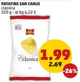 PENNY Patatine SAN CARLO classica offerta