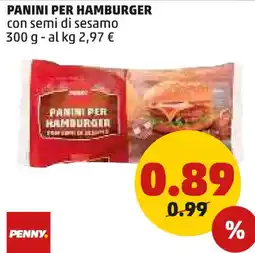 PENNY Panini per hamburger offerta