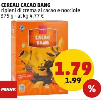 PENNY Cereali CACAO BANG offerta