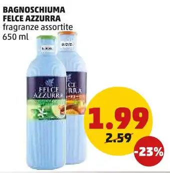 PENNY Bagnoschiuma FELCE AZZURRA offerta