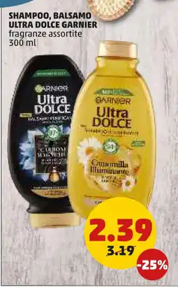 PENNY Shampoo, balsamo ultra dolce GARNIER offerta