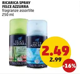 PENNY Ricarica spray FELCE AZZURRA offerta