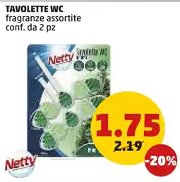 PENNY Tavolette WC fragranze assortite offerta