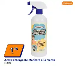 Action Aceto detergente Mariette alla menta offerta