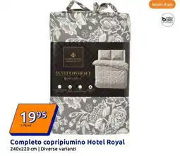 Action Completo copripiumino Hotel Royal offerta