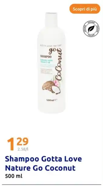 Action Shampoo Gotta Love Nature Go Coconut offerta