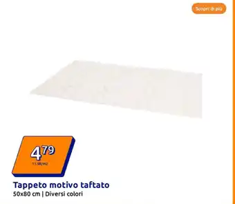 Action Tappeto motivo taftato offerta