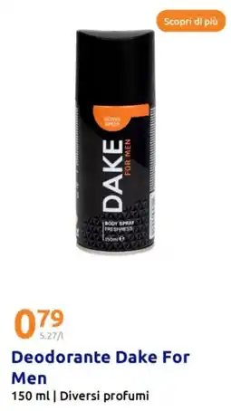 Action Deodorante Dake For Men offerta