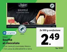 Lidl Deluxe Souffl al cioccolato é offerta