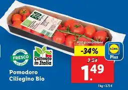 Lidl Pomodoro Ciliegino Bio offerta