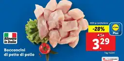 Lidl Bocconcini di petto di pollo offerta