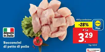 Lidl Bocconcini di petto di pollo offerta