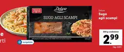 Lidl Deluxe Sugo agli scampi offerta