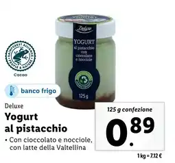 Lidl Deluxe Yogurt al pistacchio offerta