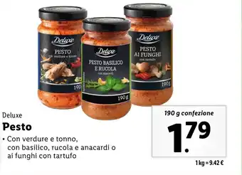 Lidl Deluxe Pesto offerta