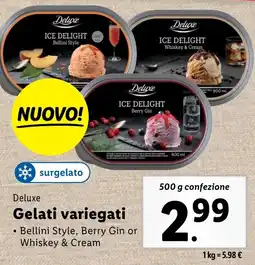 Lidl Deluxe Gelati variegati offerta