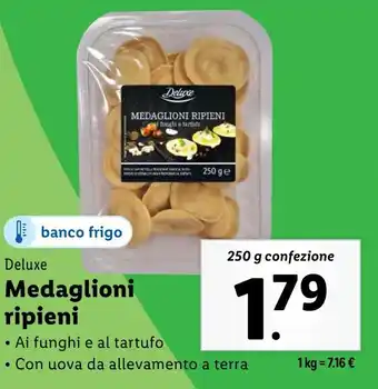 Lidl Deluxe Medaglioni ripieni offerta