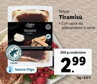 Lidl Deluxe Tiramisù offerta