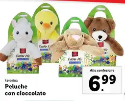 Lidl Favorina Peluche con cioccolato offerta